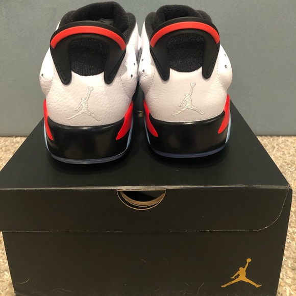 Jordan Retro 6 G Size 10 White/Infrared/Black main image 6